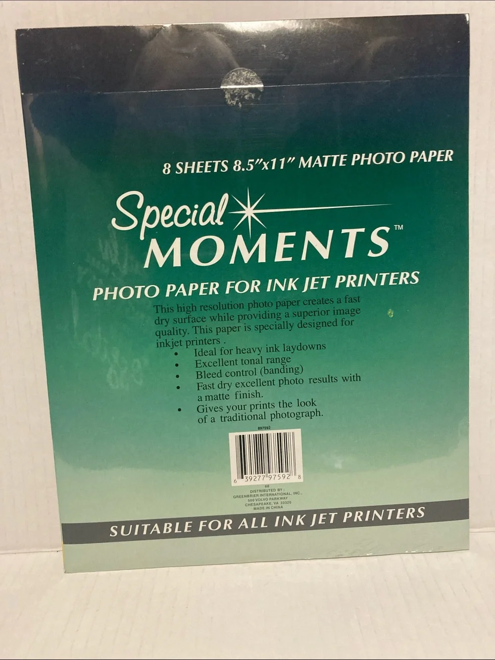 Special Moments Matte Photo Paper